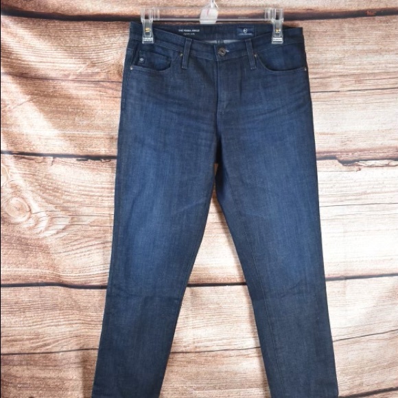 AG Prima Ankle Cigarette Skinny Dark Wash Jeans 26R - Picture 2 of 4